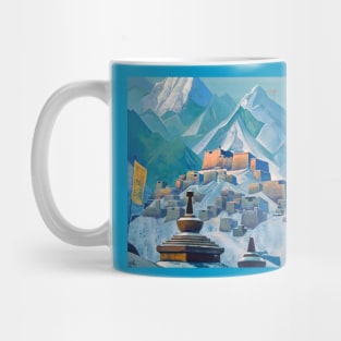 Tibetan Monastery by Nicholas Roerich Mug